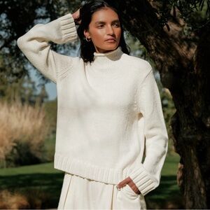 Jenni Kayne Mock Neck Sweater